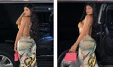 Kylie Jenner khoe trọn lưng trần và vòng ba căng đầy 'nảy lửa'