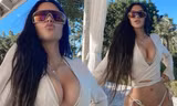 Sau đệ đơn ly hôn, 'Kim siêu vòng 3' liên tục tung ảnh sexy 'đốt cháy' mạng xã hội