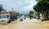 Mưa lớn kéo dài gây ngập lụt nhiều nơi ở thành phố Bảo Lộc 
