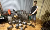 Nhóm đối tượng dùng ô tô đi trộm cắp hàng trăm mô tơ bơm nước