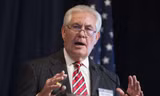 Ngoại trưởng Mỹ Rex Tillerson thăm Bắc Kinh để dọn đường cho chuyến thăm của Tổng thống Mỹ Donald Trump vào tháng 11. Ảnh: The New Yorker.