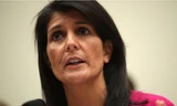 Bà Nikki Haley, Đại sứ Mỹ tại Liên hợp quốc đe dọa sử dụng quân sự với Triều Tiên nếu nỗ lực ngoại giao thất bại. Ảnh: Reuters