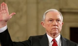 Bộ trưởng Tư pháp Jeff Sessions tại phiên điều trần trước Quốc hội. Ảnh: CNN