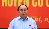 Chủ tịch nước Nguyễn Xuân Phúc: 'Củ Chi, Hóc Môn như con rồng đang ngủ, cần được đánh thức'