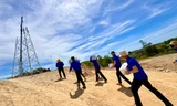 Tuổi trẻ Nghệ An tiếp sức lực lượng thi công đường điện 500kV mạch 3