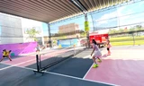 Cán bộ Đoàn xứ Nghệ tranh tài Pickleball