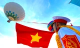 Xúc động cờ Tổ quốc hơn 2.000 m2 tung bay trên Quảng trường Hồ Chí Minh