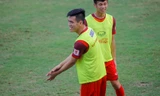 Tiến Linh tập luyện cùng các đồng đội ở U23 Việt Nam