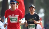 Ông Đoàn Ngọc Hải chinh phục cự ly 42,195km tại Tiền Phong Marathon 2021. Ảnh: BTC