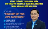 Bí thư thứ nhất T.Ư Ðoàn đối thoại với thanh, thiếu nhi Việt Nam trong và ngoài nước