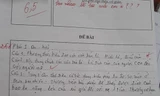 Nam sinh làm Văn nhưng không quên “đu” idol, lời phê của giáo viên mới đáng chú ý