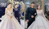 Khánh Linh diện váy cưới làm từ 30K viên đá Swarovski do chính Bùi Tiến Dũng lên ý tưởng