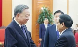 Tổng Bí thư Tô Lâm tiếp Thường trực Ban Bí thư Đảng Nhân dân Cách mạng Lào
