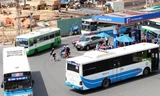 Theo thống kê của Sở GTVT TP HCM lượng hành khách sử dụng xe buýt ngày càng giảm. Ảnh: Hữu Công/VnExpress