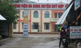 Bệnh viện Đa khoa huyện Quỳ Hợp nơi xảy ra vụ việc.