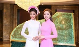 Kỳ Duyên, Lan Khuê khoe sắc với áo dài