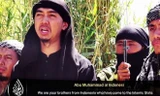 Các phần tử người Indonesia xuất hiện trong clip của IS trước đây.