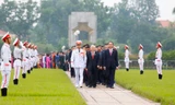Lãnh đạo Đảng, Nhà nước viếng Chủ tịch Hồ Chí Minh