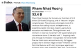 Ông Phạm Nhật Vượng có thêm 1 tỷ USD