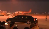 Clip đoàn xe Tổng thống Mỹ Donald Trump trên phố Hà Nội