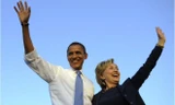Tổng thống Mỹ Barack Obama và cựu Ngoại trưởng Hillary Clinton.