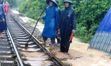 Các điểm sạt lở đường sắt qua tỉnh Quảng Bình