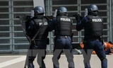  Cảnh sát Pháp tham gia diễn tập chống khủng bố. (Nguồn: AFP/TTXVN)