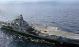 Tàu sân bay Đô đốc Kuznesov. (nguồn: AP)