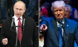 Tổng thống Nga Vladimir Putin và Tổng thống đắc cử Mỹ Donald Trump. (Nguồn: telegraph.co.uk)