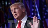 Tổng thống đắc cử Mỹ Donald Trump phát biểu tại New York. (Nguồn: AP/TTXVN)