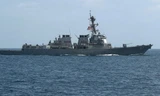 Tàu USS Mason. (Nguồn: REUTERS)