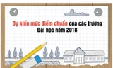 [Infographics] Điểm chuẩn các trường ĐH 2018 đồng loạt giảm