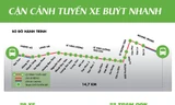[ĐỒ HỌA] Buýt nhanh BRT Hà Nội vận hành thế nào từ 1/1