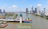 Bộ Giao thông muốn giao địa phương làm đường Vành đai 4 TPHCM. Ảnh minh họa công trình cầu Thủ Thiêm 2.