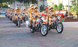 CSGT Bình Thuận chốt chặn suốt ngày đêm trên quốc lộ 1A