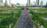4.000 vận động viên tham dự giải chạy bán Marathon TP. Thủ Đức lần 2