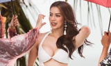 Tổ chức lại phần thi bikini tại Hoa hậu Hòa bình do nhiều thí sinh trượt ngã