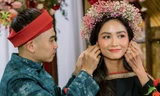 H'Hen Niê đi chân đất ở lễ cưới
