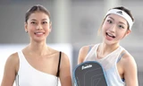 Đỗ Thị Hà và dàn người đẹp thi đấu ngày cuối ở Giải Vô địch Pickleball Việt Nam