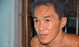 Đối tượng Nguyễn Thanh Tâm tại cơ quan công an. Ảnh: C.A.