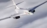 Máy bay ném bom siêu thanh hạng nặng Tu-160. (Ảnh: Bộ Quốc phòng Nga)
