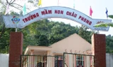 Trường Mầm non Châu Phong nơi cô Vi Thị Bích từng công tác.