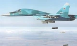 Máy bay Nga trong một cuộc không kích ở Syria. Ảnh: Sputnik.