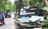 Hà Nội: Rác thải ngổn ngang trên đường Phan Kế Bính