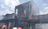 Cháy lớn tại trung tâm thành phố Mỹ Tho, 7 căn nhà bị thiêu rụi