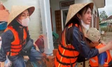 Thủy Tiên tài trợ học phí đến hết đại học cho 2 em nghèo vùng lũ