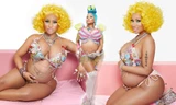 Nicki Minaj gây 'bão' khi đăng ảnh sắp hạ sinh con đầu lòng