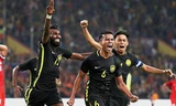 Niềm vui của các cầu thủ Malaysia.
