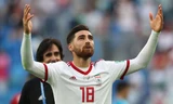 Tiền đạo Alireza Jahanbakhsh của tuyển Iran.