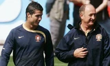 Ronaldo giữ mối quan hệ tốt với HLV Luiz Felipe Scolari.